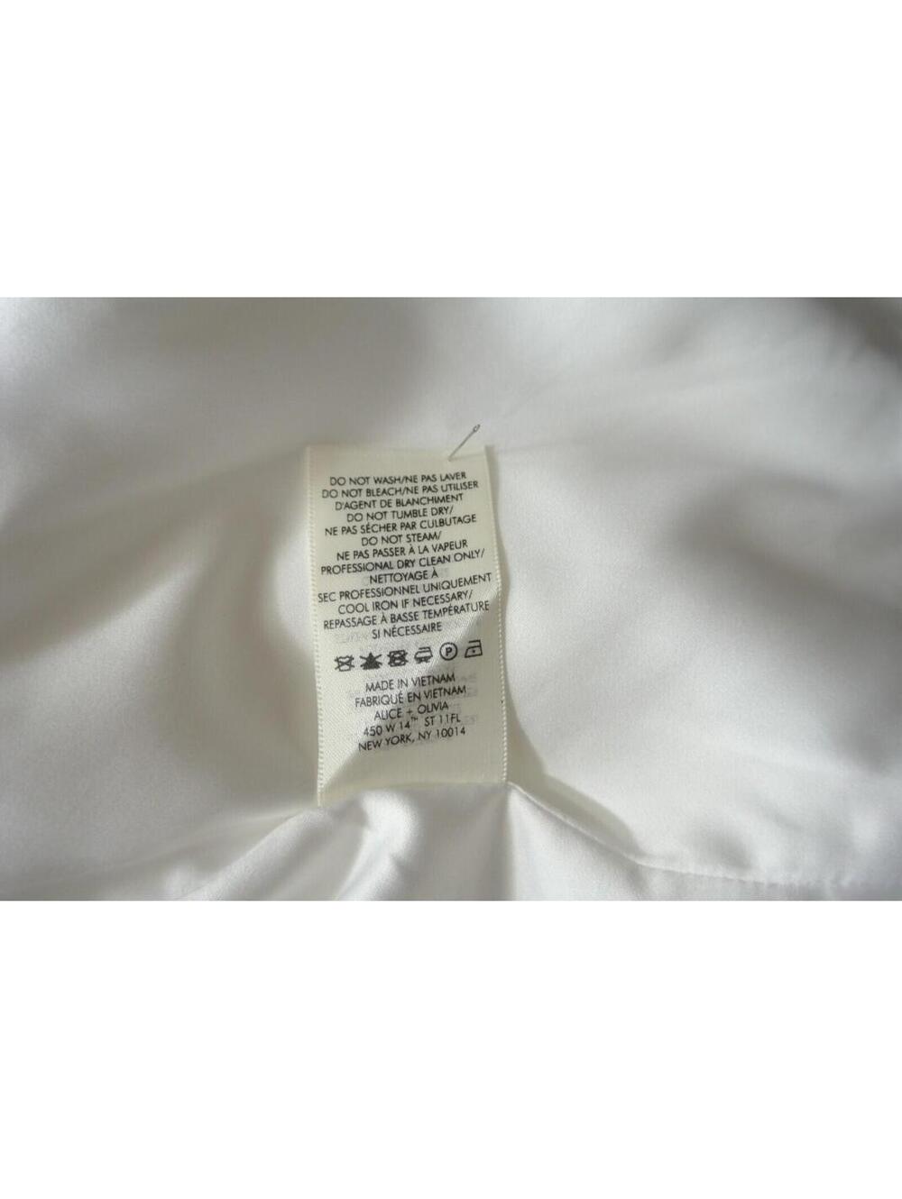 NEW, Alice + Olivia Fitted Blazer in Off White Sz 14 #SJ2245 - Picture 11 of 13